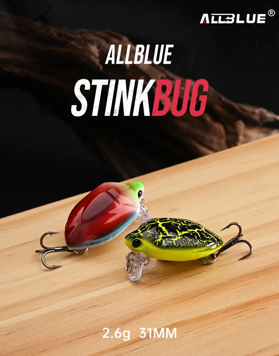 Señuelo ALLBLUE Camenusi Insect detalle del señuelo