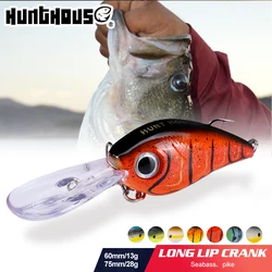 Hunthouse Jerkbait Minnow Señuelo con sonajero para trucha y lucio