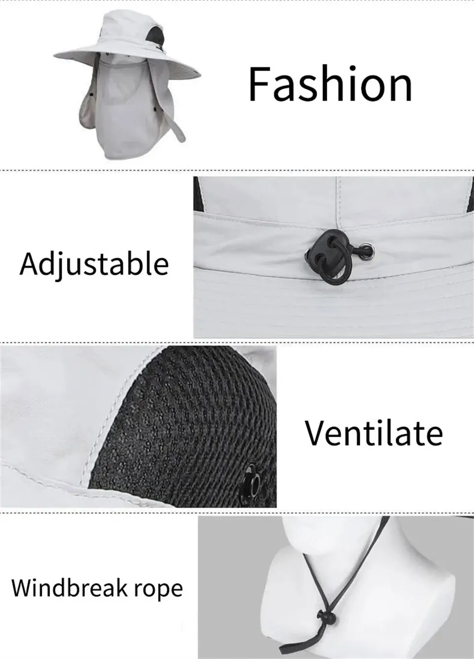Sombrero plegado y listo para guardar en la mochila