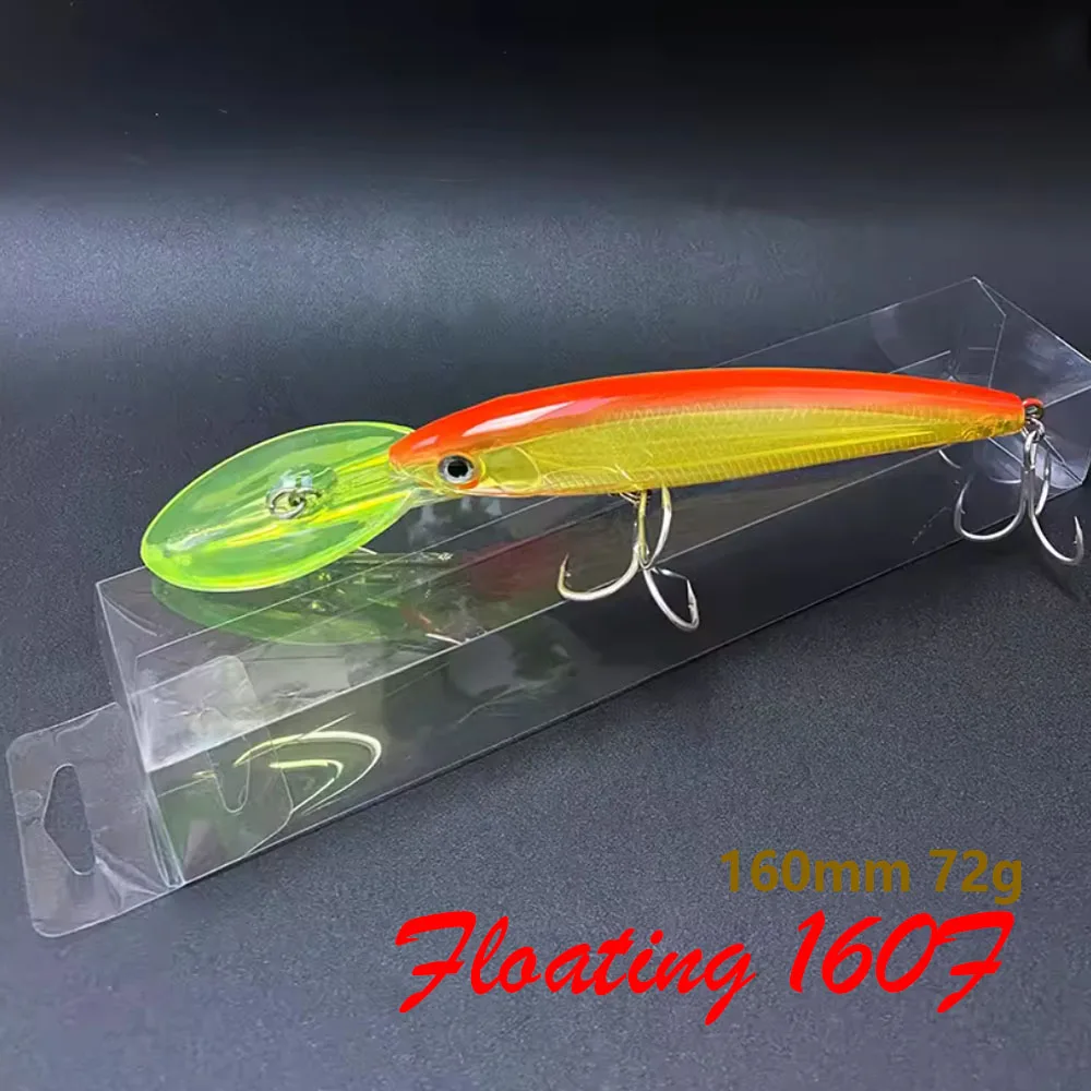 Swimbait flotante de 16cm en vista lateral