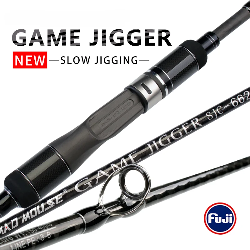 MADMOUSE GameJigging Fuji Slow Jigging Rod 1.98m 60-400g
