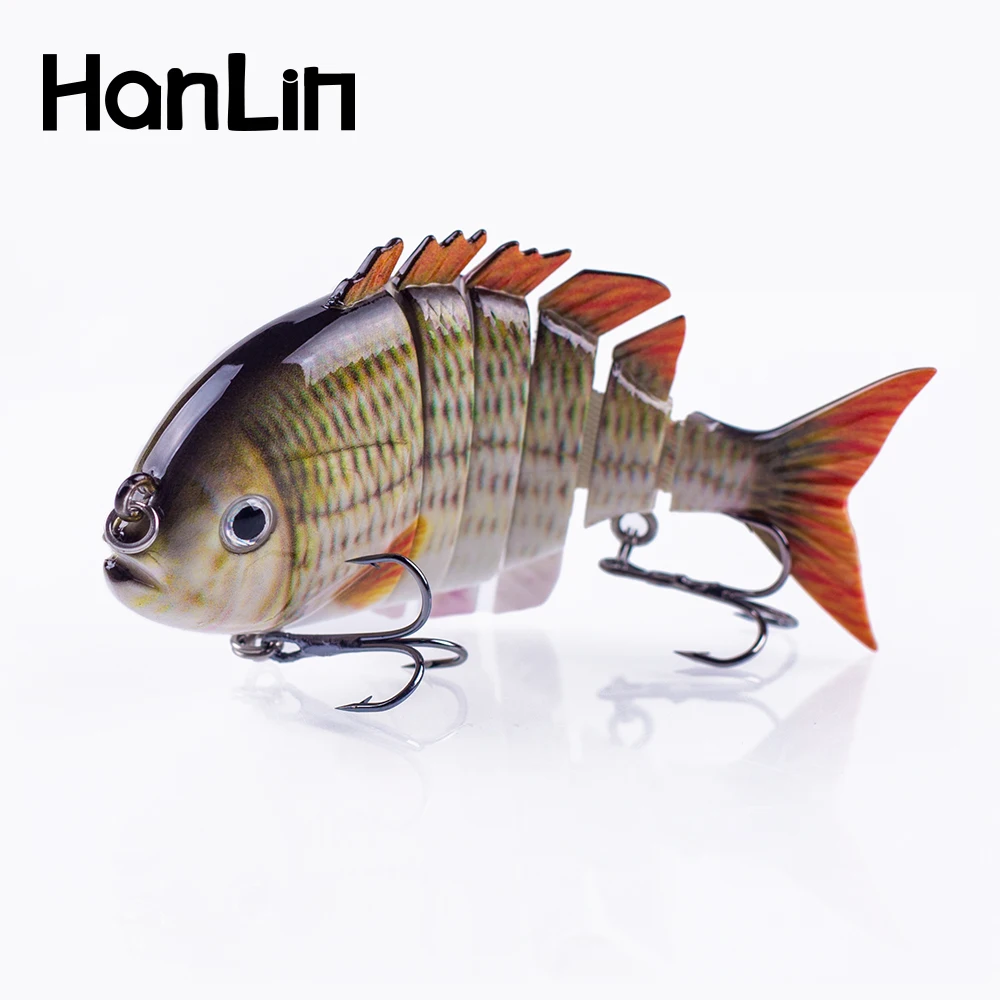 Hanlin Crankbait - Señuelos multiarticulados para trucha y lubina - imagen 2