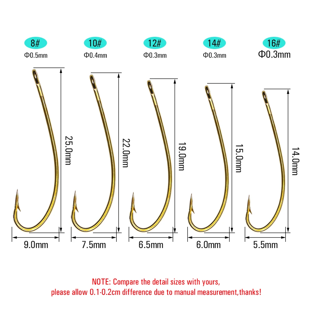 Anzuelo Stonefly ICERIO 3X – Vástago largo curvo para mosca seca - imagen 2