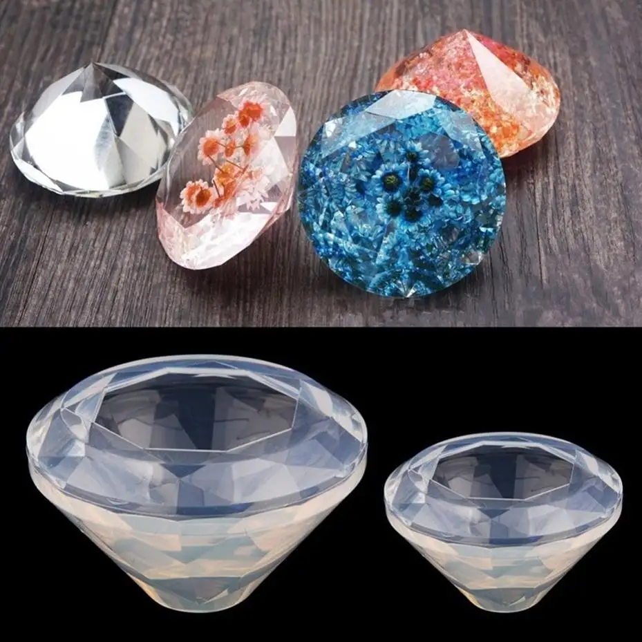 Molde de silicona hecho a mano para colgantes de diamante joyería - imagen 5