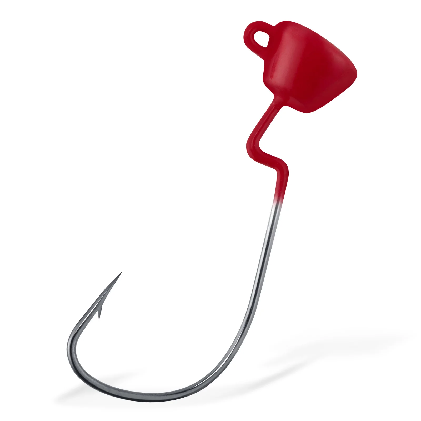Jig Head Ned Rig con anzuelo EWG y vástago para vinilo trucha