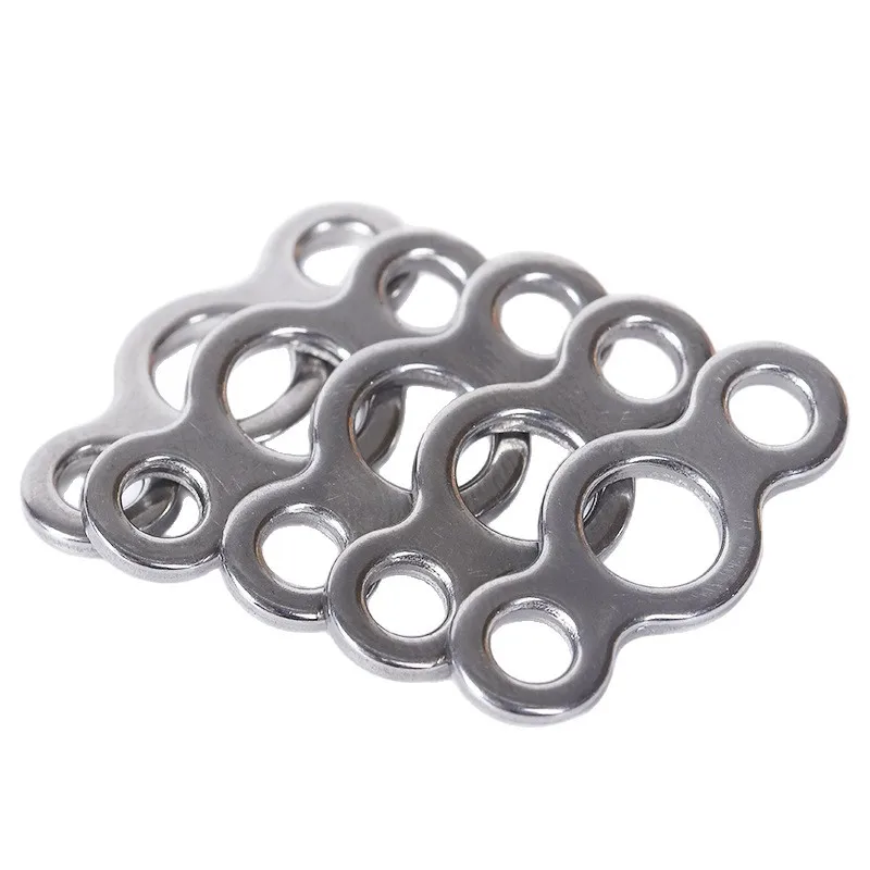 Anillo sólido de acero inoxidable 3 agujeros para pesca - imagen 4