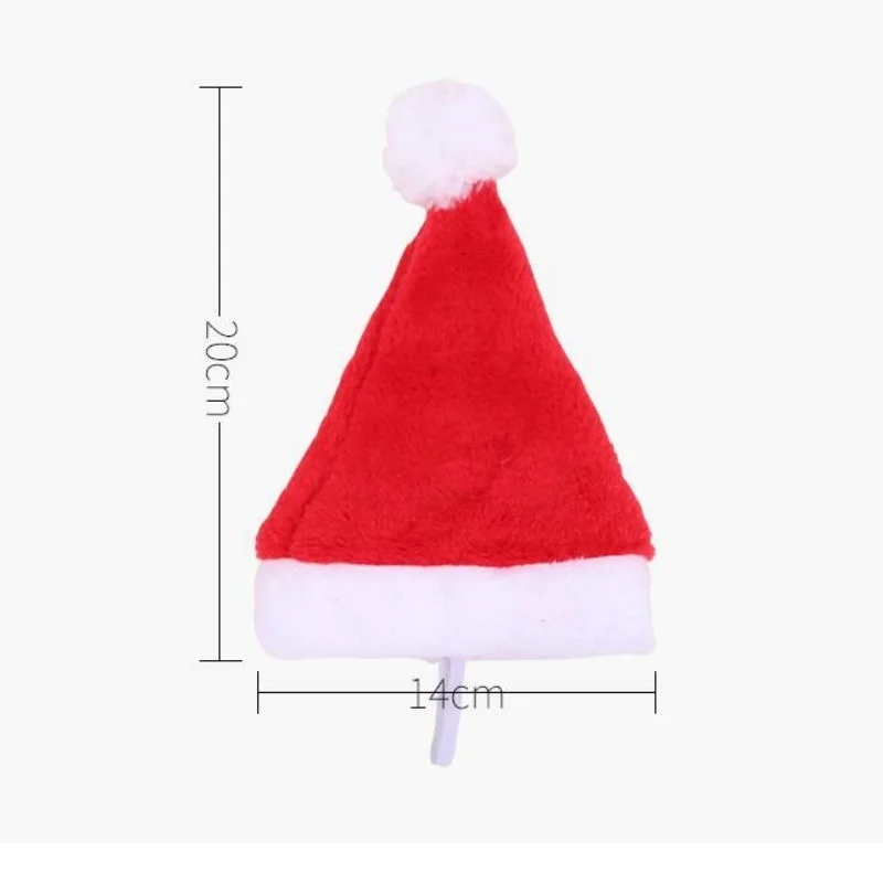 Gorro Papá Noel para Mascotas: Gato, Perro y Cachorro
