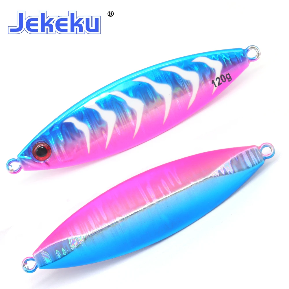 JEKEKU Wobbler señuelo duro con anzuelo metálico para mar - imagen 3