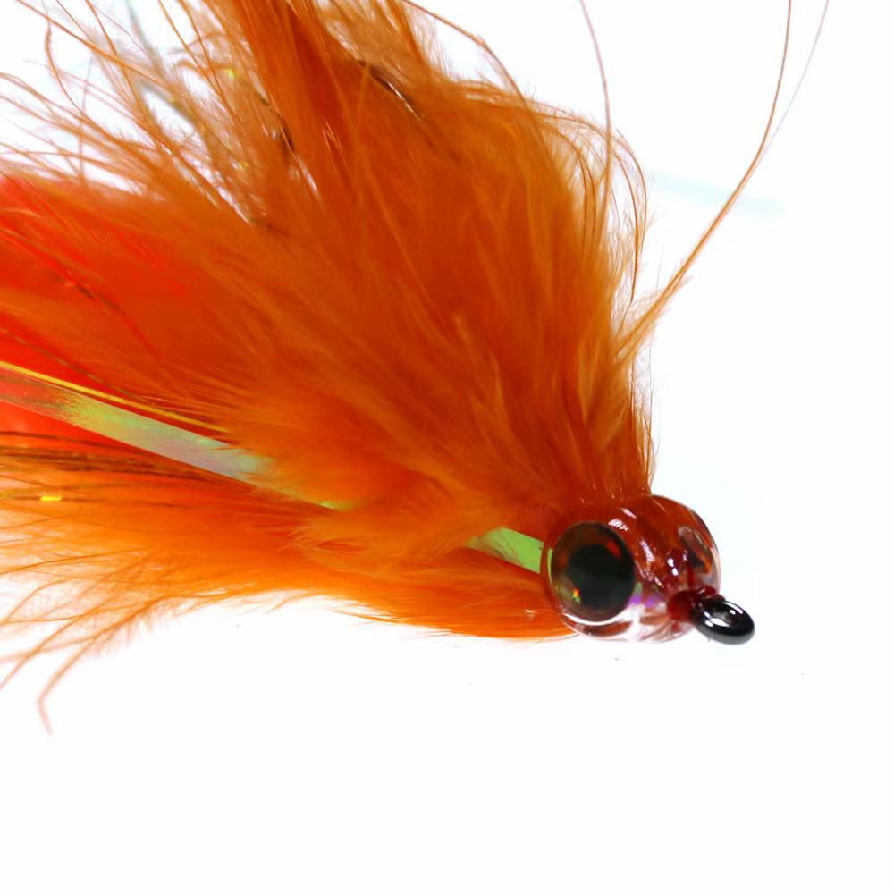 Señuelo streamer mosca de dragón para lubina en agua salada