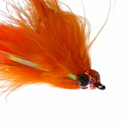 Señuelo streamer mosca de dragón para lubina en agua salada