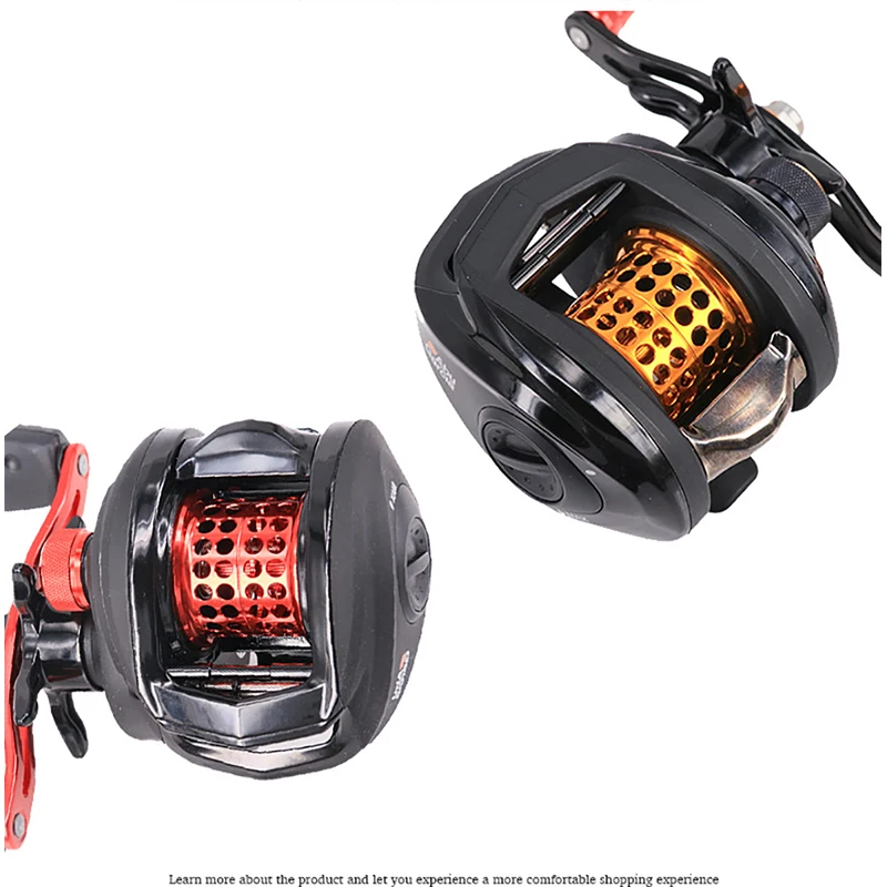 Carrete Baitcasting de aluminio Shlow – Repuesto compatible - imagen 3