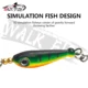 WALK FISH Cuchara giratoria metálica con anzuelos triples oscilantes - imagen 3