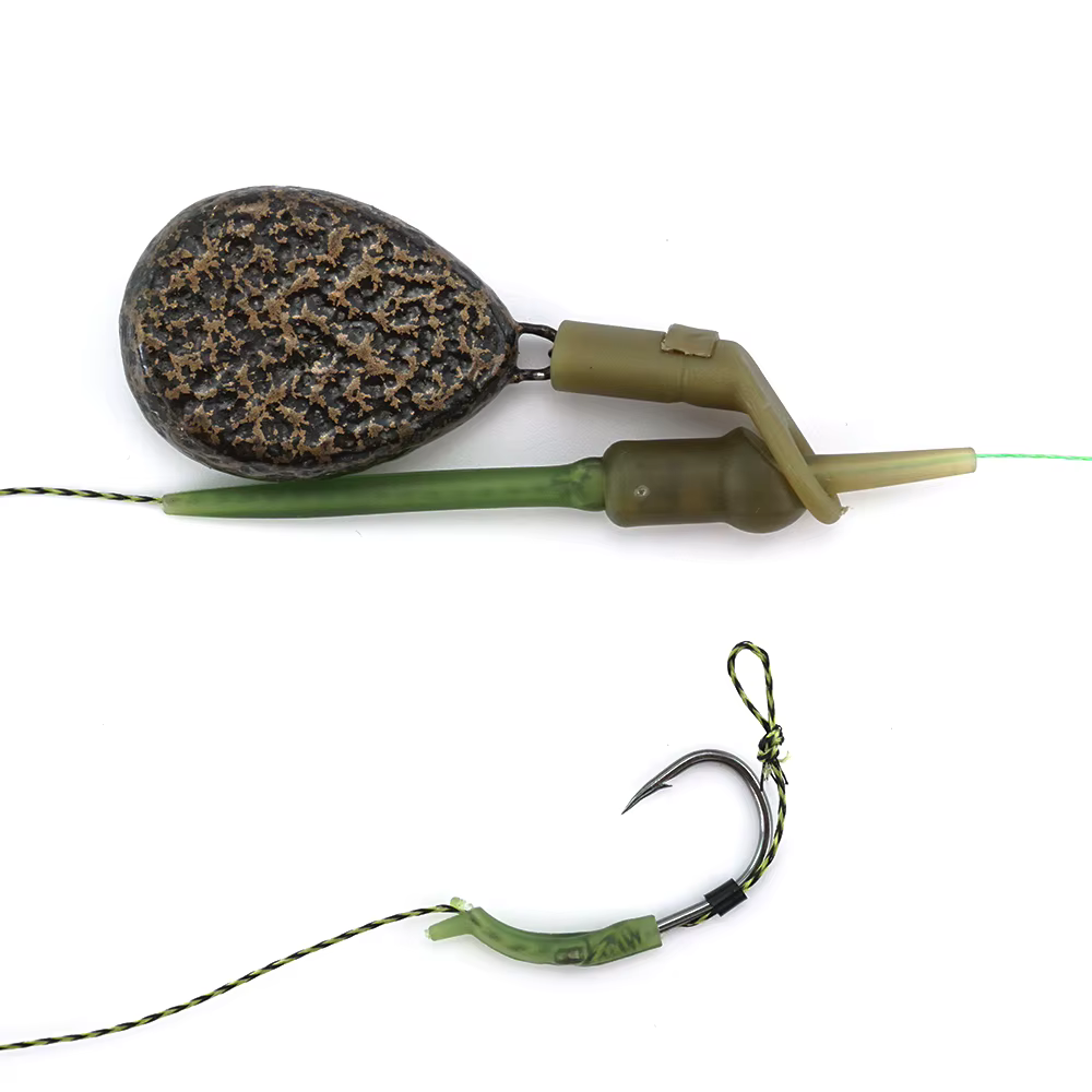 Hirisi anillos pesca carpa con cuentas goma Chod aparejos helicóptero - imagen 4