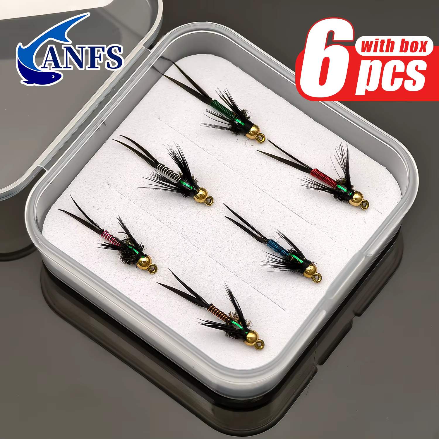 Moscas de Pesca John Fly Caja Cobre ANFS - imagen 4