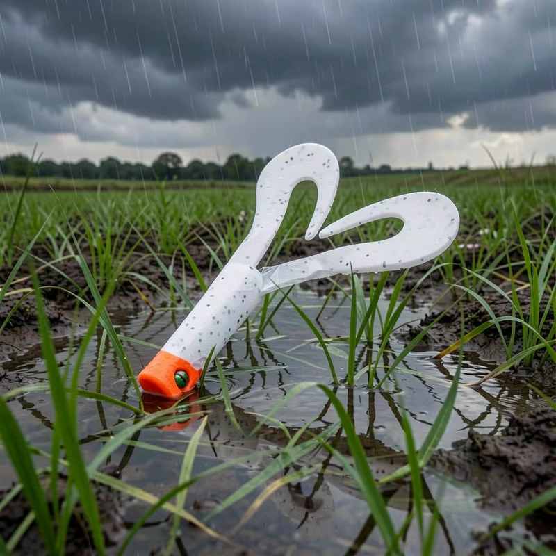 Swimbait Double Tail Smooth Retrieve para perca – Cola vibratoria - imagen 2