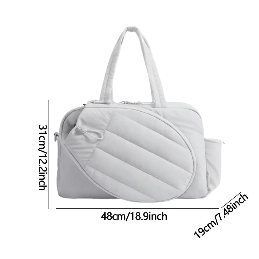 Bolsa de tenis gran capacidad con compartimento de zapatos