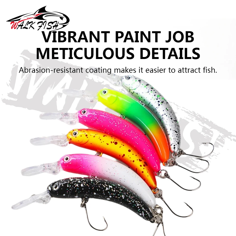 Diferentes colores del Wobber tipo Minnow