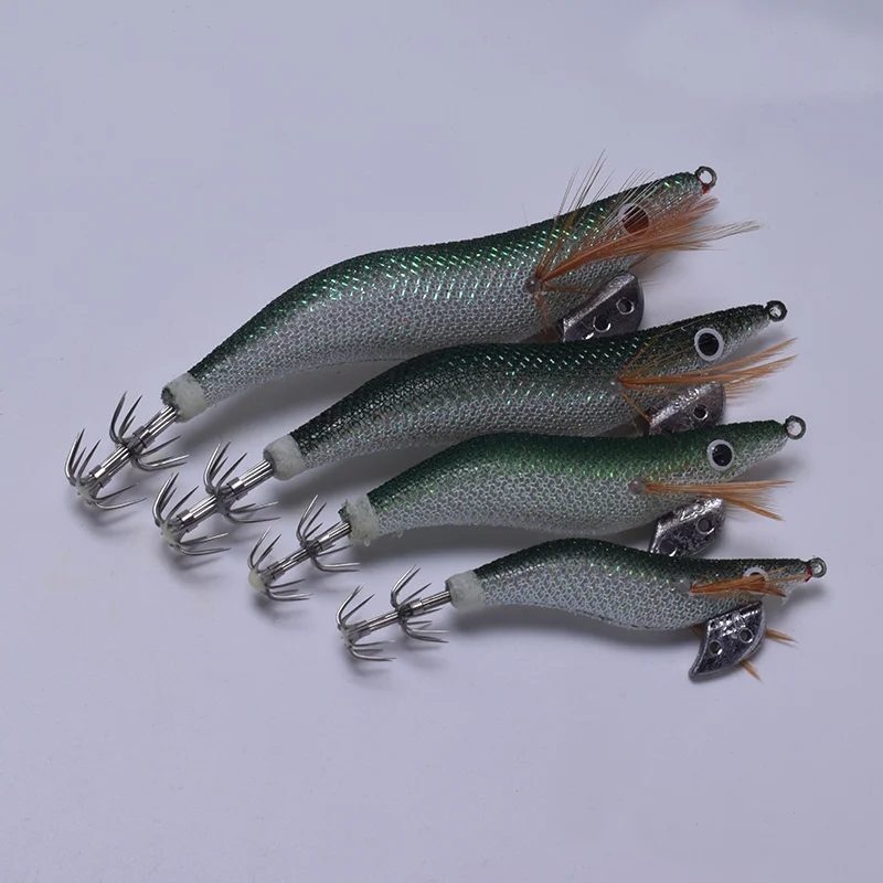 Lures biónicos para calamar con punta luminosa y cuerpo brillante - imagen 4
