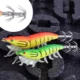 Señuelo vinilo calamar fluorescente imitación madera para camarones - imagen 3