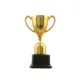 Trofeo dorado infantil mini copa de premio – recuerdo artesanal