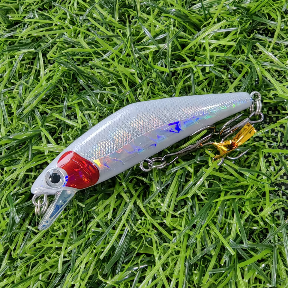 Señuelo duro minnow japonés 60mm 6g con anzuelo triple - imagen 5