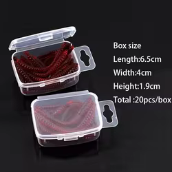 OUTKIT Señuelos vinilo 5,5 cm – 20 unidades con caja