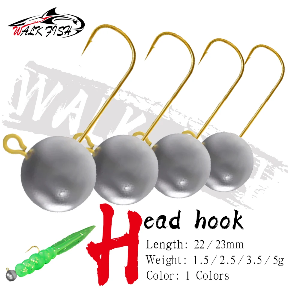 Anzuelos Jig Head para lucio – Pesca de agua dulce con vinilos - imagen 5