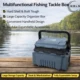 Caja de Pesca Multifuncional Portátil con Asiento, Asiento y Almacenamiento - imagen 2