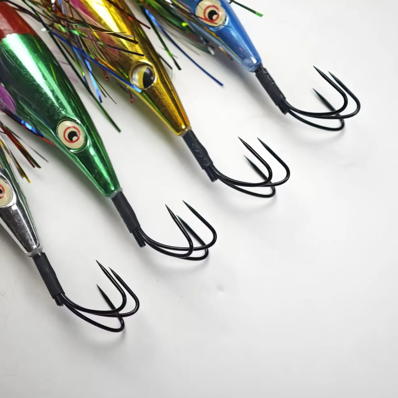 Señuelos luminosos para calamares y camarones con anzuelo - imagen 4