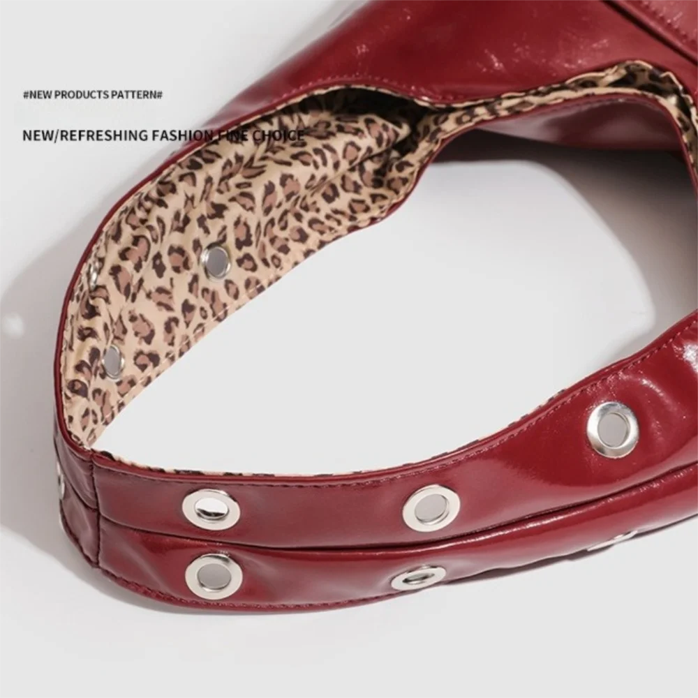 Bolso de hombro de cuero PU con estampado leopardo, gran capacidad - imagen 4