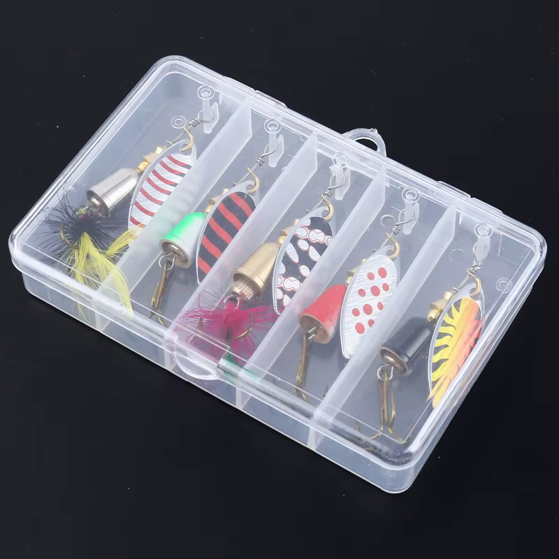 Señuelo giratorio de metal duro - kit con cajas de aparejos - imagen 4