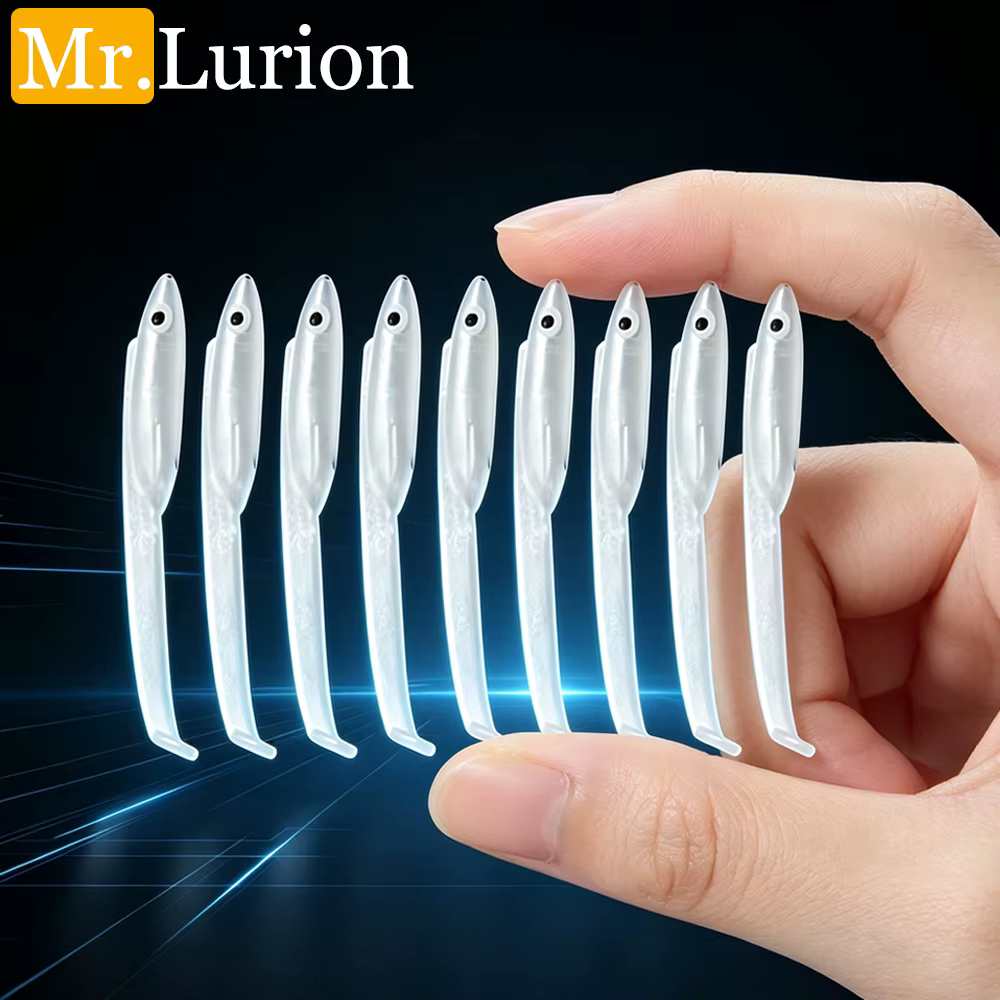 Señuelo Vinilo Realista MrLurion 6cm – Cebo de silicona para lubina, trucha y perca - imagen 2