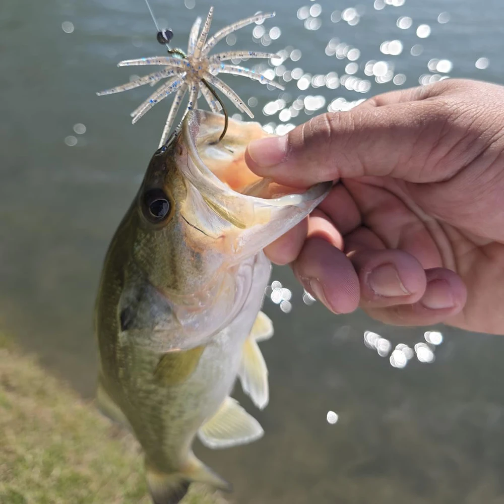 Swimbait flotante TPE biónico erizo de mar para jig rig lubina trucha - imagen 2