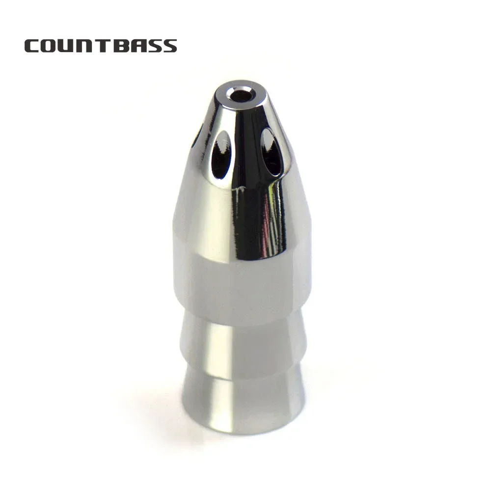 COUNTBASS cabeza jig bala níquel para vinilo, atún y wahoo