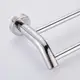 Toallero doble de acero inoxidable para baño de pared - imagen 5