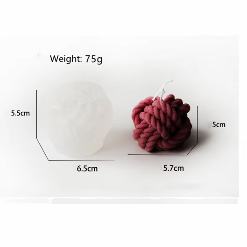 Molde silicona para señuelos vinilo – Textura lana 3D - imagen 5