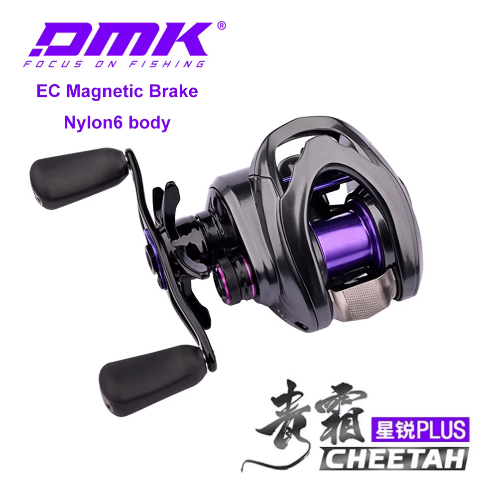 DMK Cheetah Xingrui Plus DC Baitcaster con freno EC 8.5