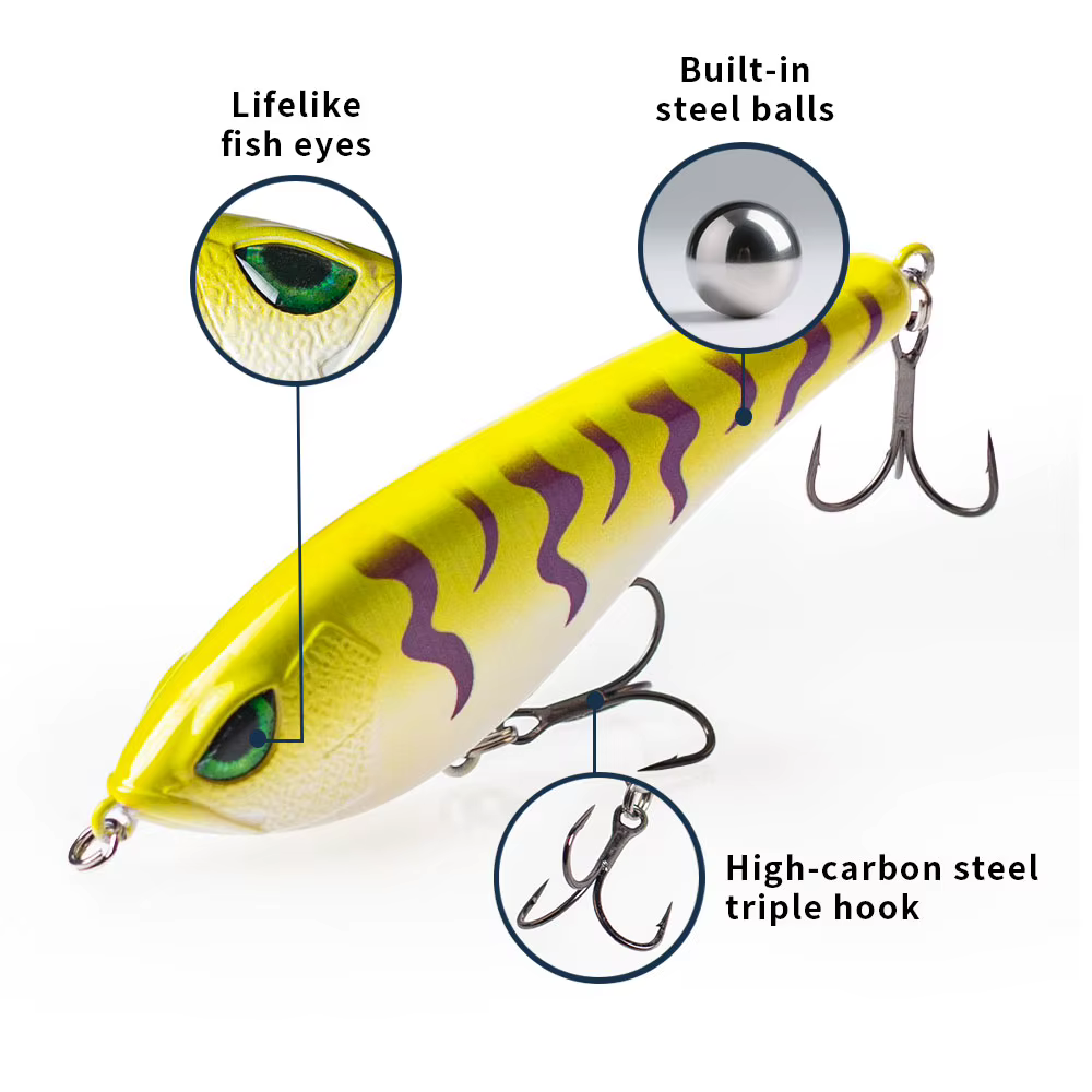 Señuelo VIB Hanlin 125mm para Lucio – Hundimiento lento 40g - imagen 5
