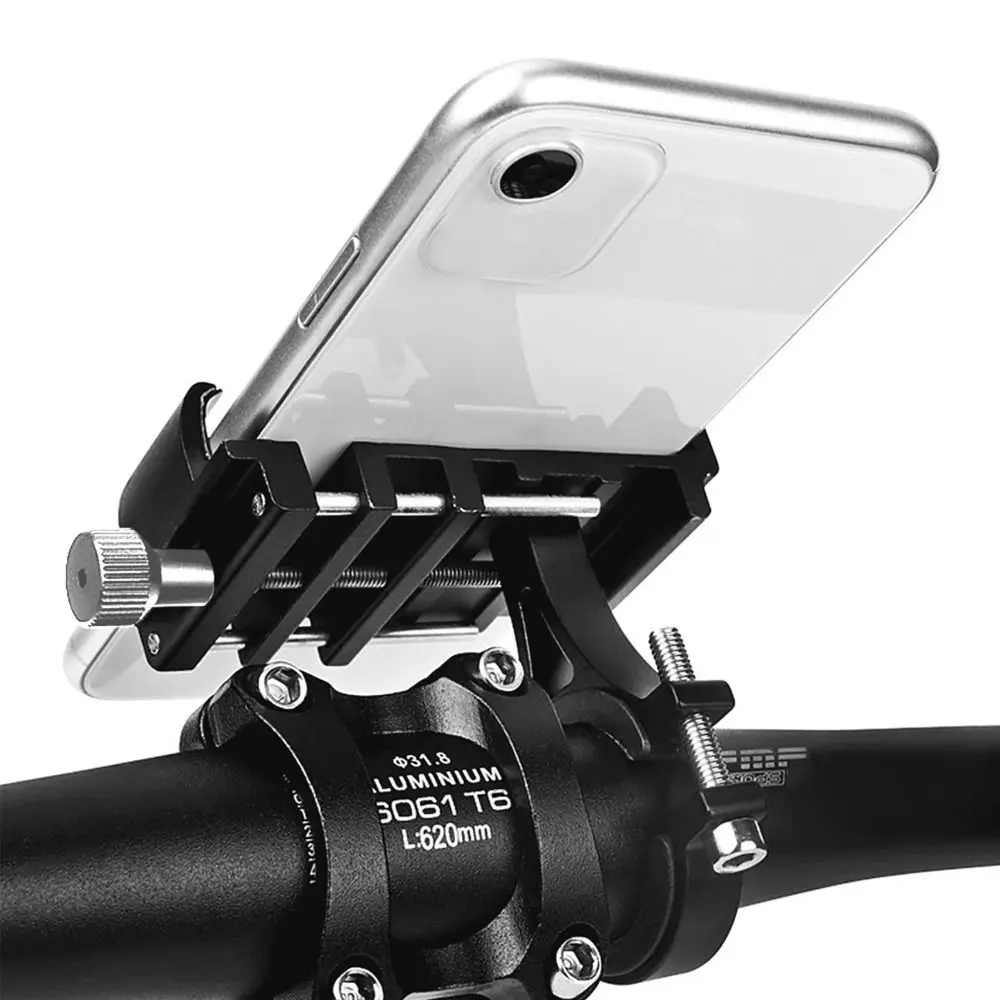 Soporte teléfono bici de aluminio ajustable antichoque antideslizante - imagen 2
