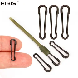 Hirisi Conectores rápidos inox para montaje de pesca carpa y fondo