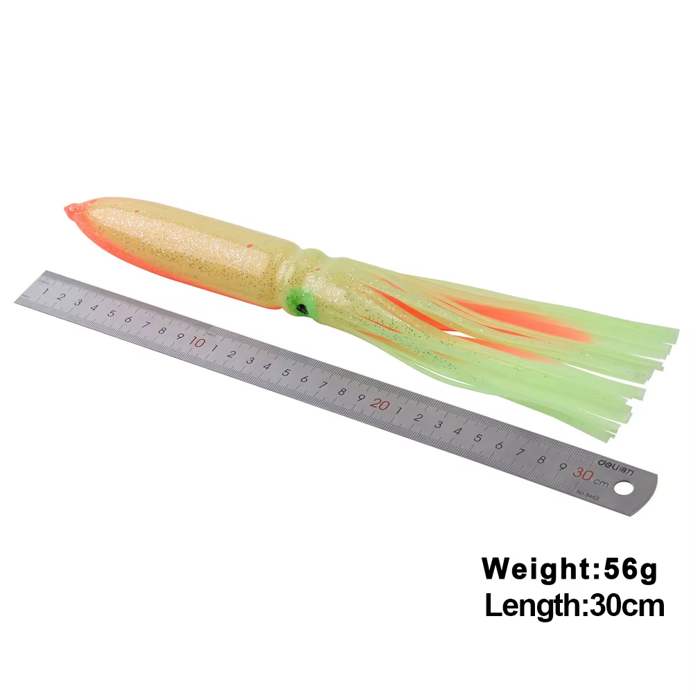 Cebo Tiburón Tuan - Señuelo falda pulpo 30cm 56g - imagen 5