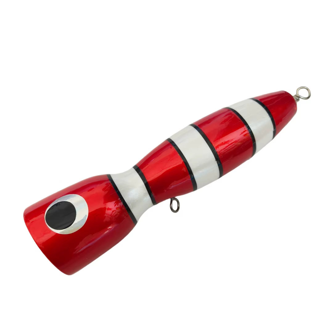 Swolfy Popper Topwater Madera para GT y Atún – Agua Salada - imagen 2