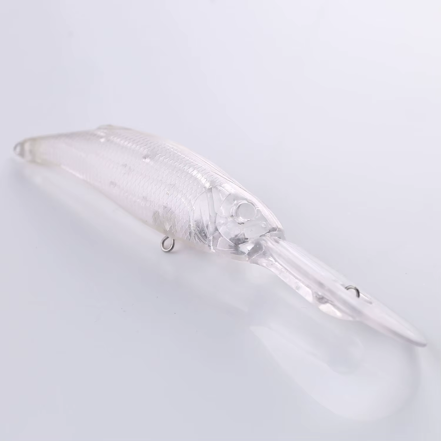 Señuelos minnow de lengüeta larga sin pintar para wobbling - imagen 5
