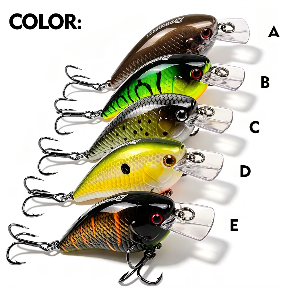 Crankbait Flotante Proberos 7cm – Señuelo para Lucio y Presa Pequeña
