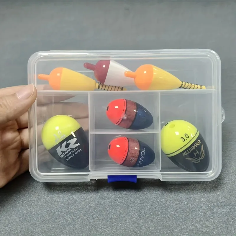 Caja protectora dividida que organiza los flotadores