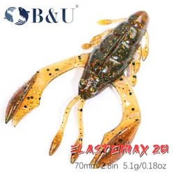 Señuelos flotantes de silicona B&U – Imitación camarón para lubina