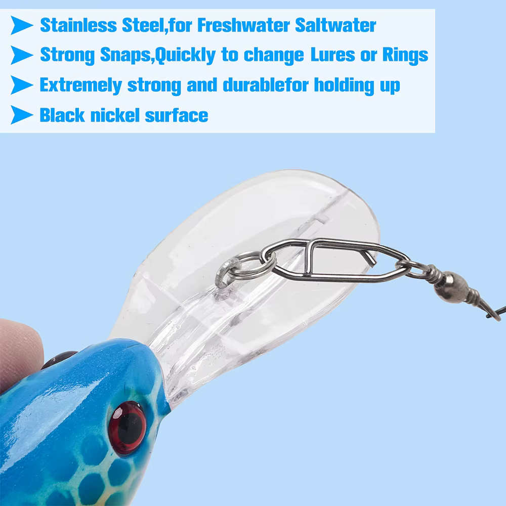 Fastel Clips de velocidad acero inoxidable – Alta resistencia pesca - imagen 4