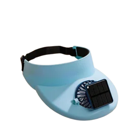 Gorra de pescador ventilador solar transpirable – ala ancha