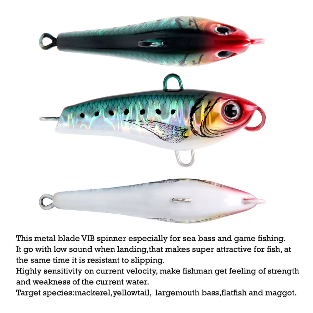 FSTK Metal Vib Shad Shore Jig - Señuelo spinning para lubina - imagen 3