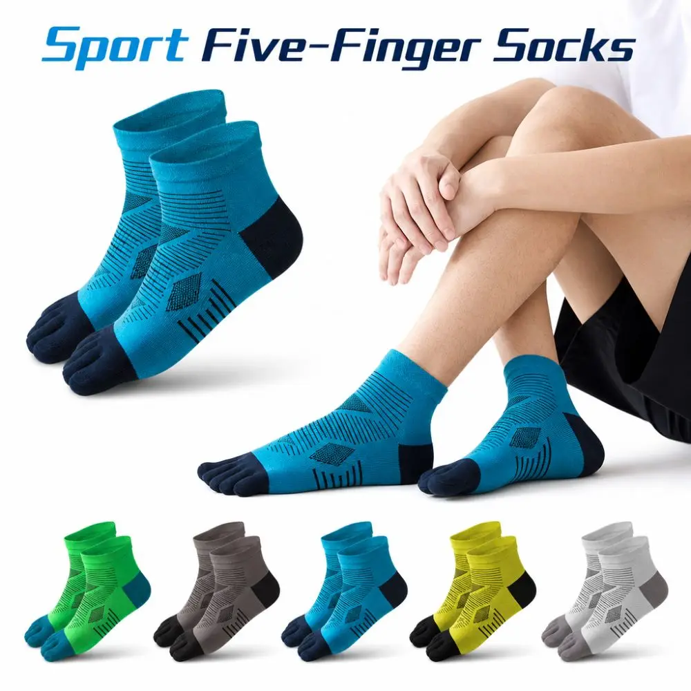 Calcetines cinco dedos deportivos antiolor de secado rápido - imagen 3